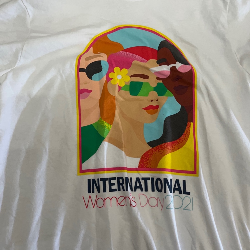 Old Navy shirt for international woman’s Day 2021